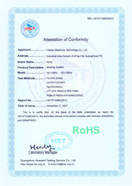 Rohs Certificate